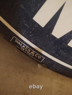 Original Dodge Plymouth Approved Service Porcelain Sign Double Sided 42