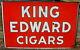 Original Double Sided Porcelain King Edward Cigars Sign 70 X 46