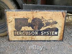 Original Ferguson TE20, T20 Tractor Shop/Dealers Metal Sign. Double Sided. NICE