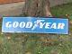 Original Goodyear 48 Metal Sign Double Sided Tire Shop Sign Oil Gas Vintage