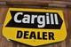 Original Nos Double Sided Vintage Cargill Dealer Seeds Steel Farm Corn Sign