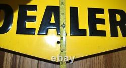 Original Nos Double Sided Vintage Cargill Dealer Seeds Steel Farm Corn Sign