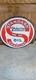 Original Porcelain Double Sided Standard Motor Oil Polarine Sign