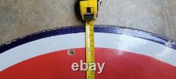 Original Porcelain Double Sided Standard Motor Oil Polarine Sign
