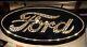 Original Punched Tin Double Sided Ford Dealership Sign
