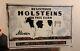 Original Registered Holsteins Cow Farm Double Sided Sign 24 X 36