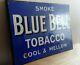 Original Shop Advertising Enamel Sign Bluebell Tobacco Double Sided