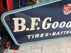 Original Vintage BF Goodrich Double Sided Sign