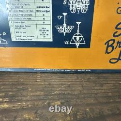 Original Vintage GE Light Bulbs Display Sign Metal Double Sided