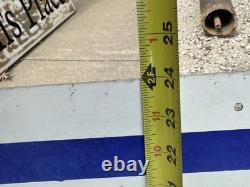 Original Vintage Large NISSAN SERVICE ADVISOR Dealership SIGN DST Double Sided