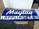 Original Vintage Maytag Porcelain Neon Sign Double Sided 72 X 27 Nice