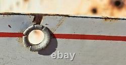 Originalno Smoking Stop Your Motor Double-sided Porcelain Gas Station Sign