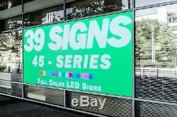 Outdoor LED Sign 45 full color, programmable, weatherproof digital billboard