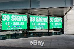 Outdoor LED Sign 45 full color, programmable, weatherproof digital billboard