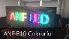 P10 Full Colour Double Sided Led Sign Board Testing