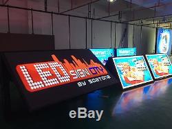 P8 series 52 X 102 (4x8) double sided programmable full color outdoor led sign