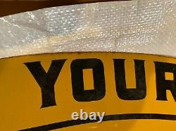 PENNZOIL UN-Circulated Vintage No. 241 Double Sided Metal Sign Dated A-M 10-59