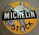 Porcelain Michelin Enamel Sign 30x30 Inches Double Sided