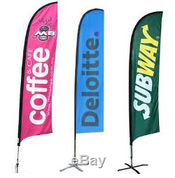 PROMOTIONAL FLAG Printed 2.6m 3.5m Promo/ Festival / Feather Flag/ Banner