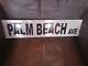 Palm Beach Ave Metal Double Sided Street Sign