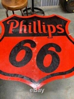 Phillips 66 30 double sided porcelain