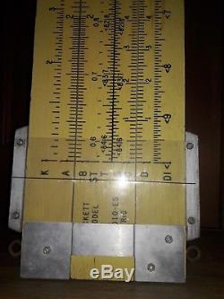 Pickett Slide Rule Enormous 7 Foot Double Sided Advertising Sign Plywood Nice