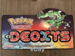 Pokémon EX Deoxys Double-sided Promotional Display Sign 2005 Artwork Multicolor
