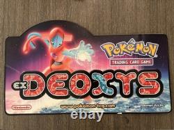 Pokémon EX Deoxys Double-sided Promotional Display Sign 2005 Artwork Multicolor