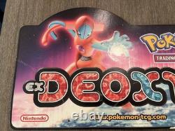 Pokémon EX Deoxys Double-sided Promotional Display Sign 2005 Artwork Multicolor