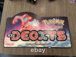 Pokémon EX Deoxys Double-sided Promotional Display Sign 2005 Artwork Multicolor