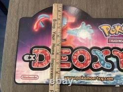 Pokémon EX Deoxys Double-sided Promotional Display Sign 2005 Artwork Multicolor
