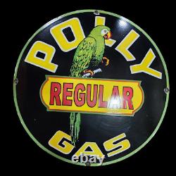 Polly Regular Gas Porcelain Enamel Sign 30x30 Inches Double Sided