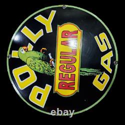 Polly Regular Gas Porcelain Enamel Sign 30x30 Inches Double Sided