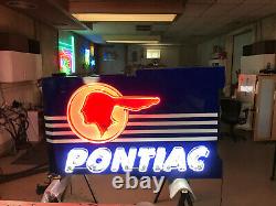 Pontiac Ph-21 6ft double sided Pontiac Neon Approved Dealer Sign New