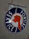 Pontiac Porcelain Enamel Sign 24x24 Inches Double Sided With Flange