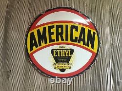 Porcelain American Enamel Sign 30x30 Inches Double Sided