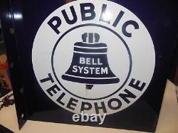 Porcelain Bell System Double Sided Sign