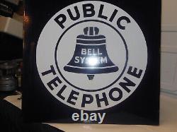 Porcelain Bell System Double Sided Sign