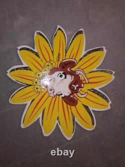 Porcelain Borden Enamel Sign 42 Inches Double Sided