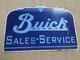 Porcelain Buick Enamel Sign 28 Inches Double Sided