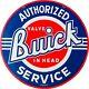 Porcelain Buick Enamel Sign 30x30 Inches Double Sided
