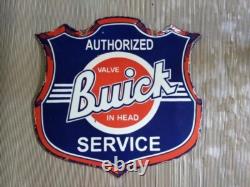 Porcelain Buick Enamel Sign 30x30 Inches Double Sided