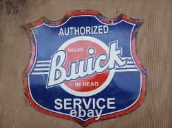 Porcelain Buick Enamel Sign 36x36 Inches Double Sided