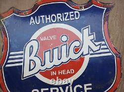 Porcelain Buick Enamel Sign 36x36 Inches Double Sided