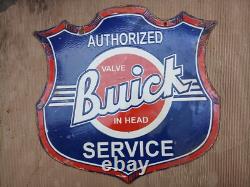 Porcelain Buick Enamel Sign 36x36 Inches Double Sided