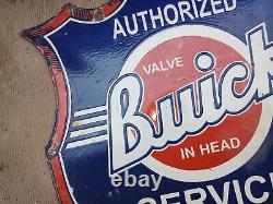 Porcelain Buick Enamel Sign 36x36 Inches Double Sided