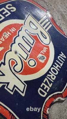 Porcelain Buick Enamel Sign Size 29 x 29 Inches Double Sided