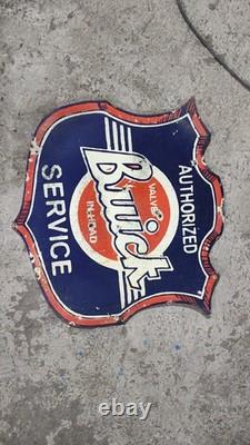 Porcelain Buick Enamel Sign Size 29 x 29 Inches Double Sided