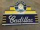 Porcelain Cadillac Enamel Sign 36x24 Inches Double Sided