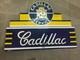 Porcelain Cadillac Enamel Sign 36x24 Inches Double Sided